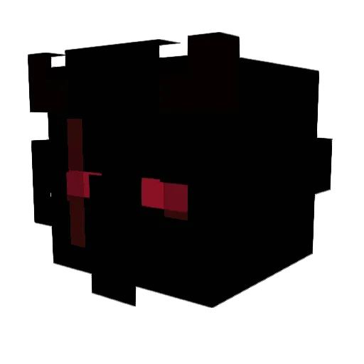 bielxlp Minecraft avatar head, 3D render