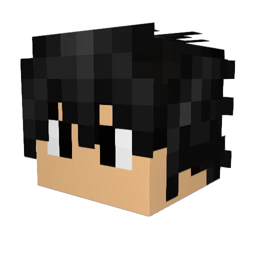 bielzinTREM Minecraft avatar head, 3D render
