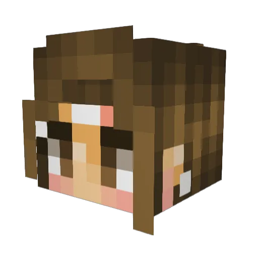 bielzito0 Minecraft avatar head, 3D render