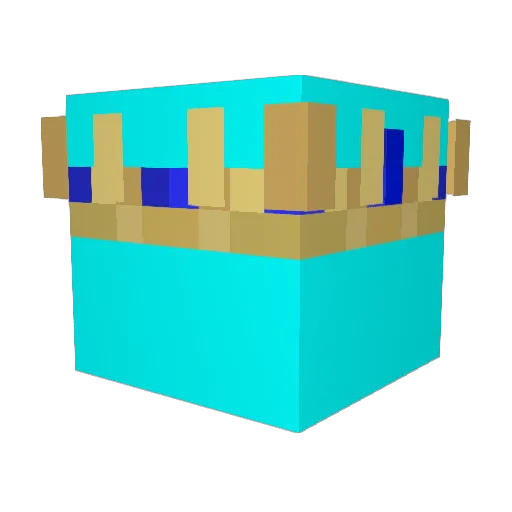 biembl Minecraft avatar head, 3D render