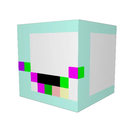 bigH456723 Minecraft avatar head, 3D render