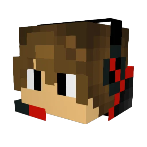 big__ant Minecraft avatar head, 3D render