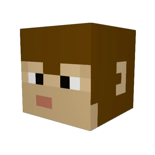 big_ben123haha Minecraft avatar head, 3D render