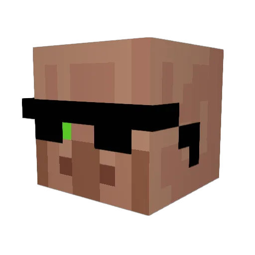big_boi2 Minecraft avatar head, 3D render