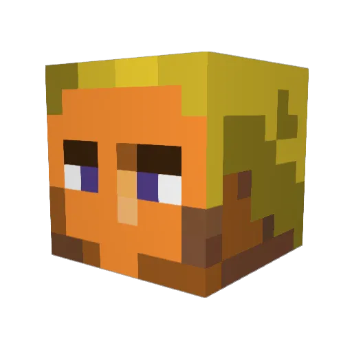 big_mattsu Minecraft avatar head, 3D render