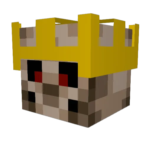 bigaidan2000 Minecraft avatar head, 3D render