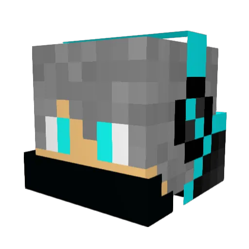 bigal187187 Minecraft avatar head, 3D render