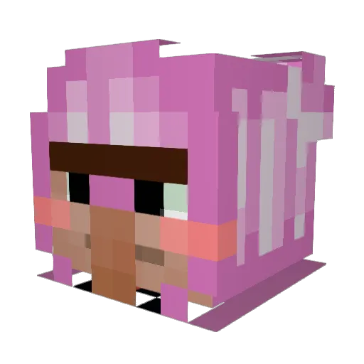 bigb00byboy Minecraft avatar head, 3D render