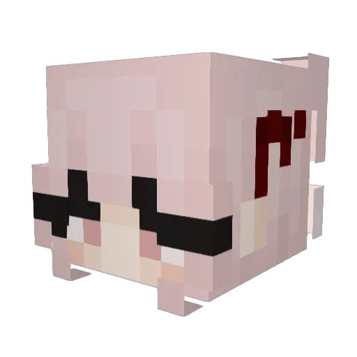 bigbaddie777 Minecraft avatar head, 3D render