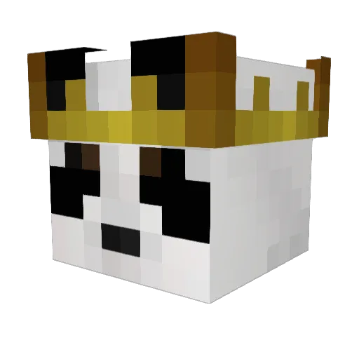 bigbadpanda101 Minecraft avatar head, 3D render