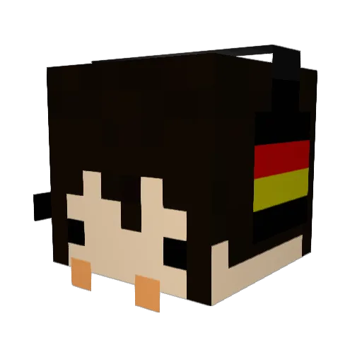 bigballs86 Minecraft avatar head, 3D render