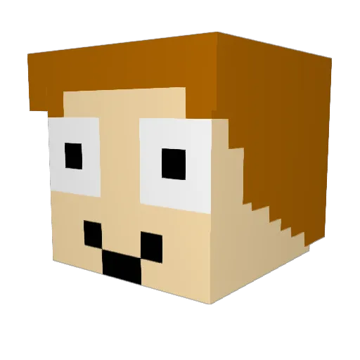 bigballsboy69420 Minecraft avatar head, 3D render