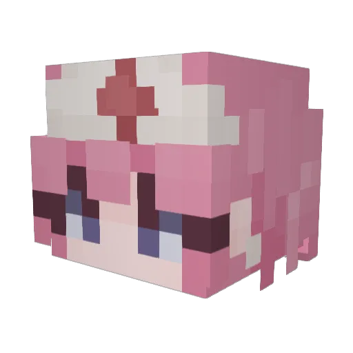 bigbccbs Minecraft avatar head, 3D render