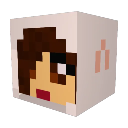 bigbee13 Minecraft avatar head, 3D render