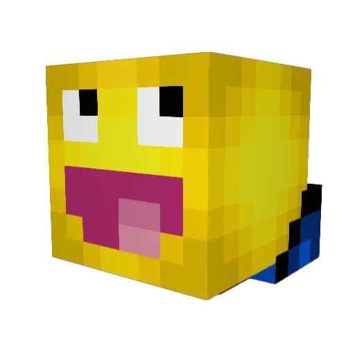 bigbenchmen Minecraft avatar head, 3D render