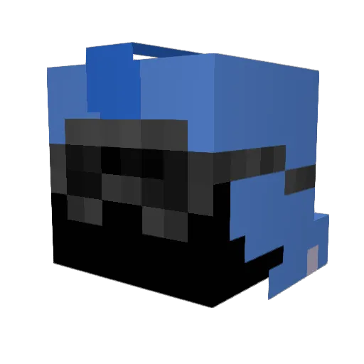 bigbetown Minecraft avatar head, 3D render
