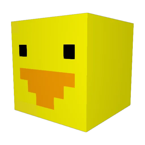 bigblue61 Minecraft avatar head, 3D render