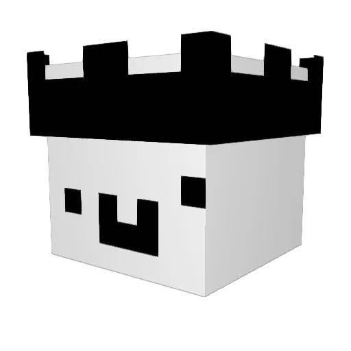 bigboitree Minecraft avatar head, 3D render