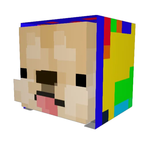 bigbomer54 Minecraft avatar head, 3D render