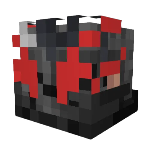 bigbootycolin Minecraft avatar head, 3D render