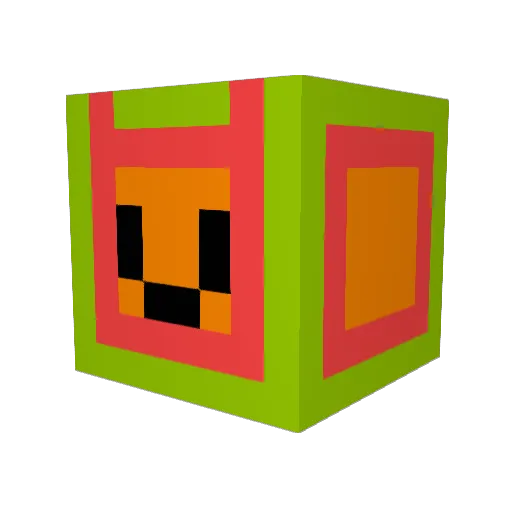 bigbos123 Minecraft avatar head, 3D render
