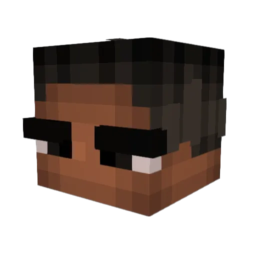 bigbowles28 Minecraft avatar head, 3D render