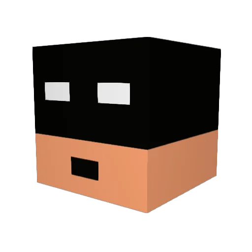 bigboy137 Minecraft avatar head, 3D render