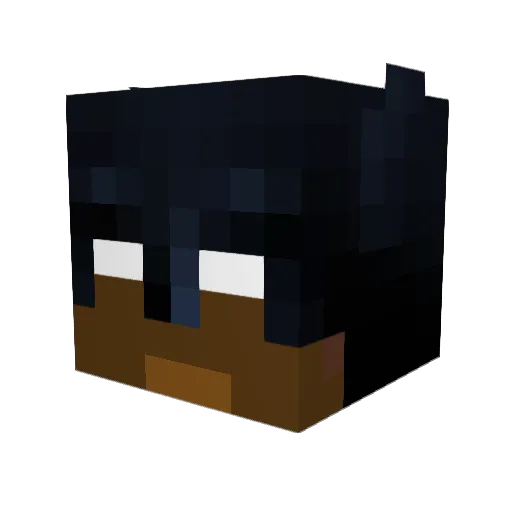 bigboyharrylimb Minecraft avatar head, 3D render