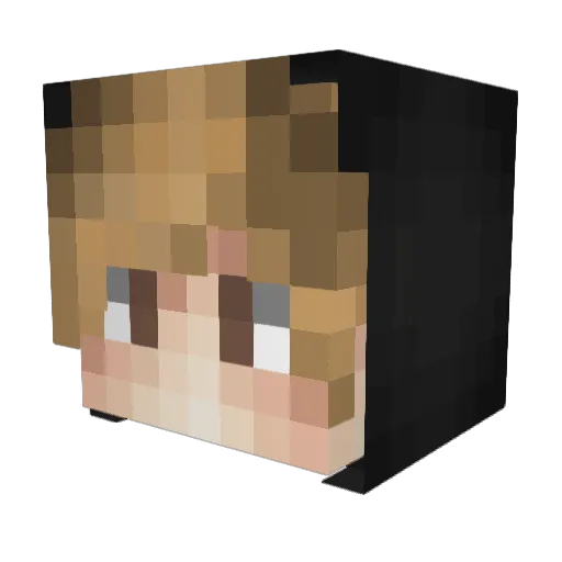 bigboynick09 Minecraft avatar head, 3D render