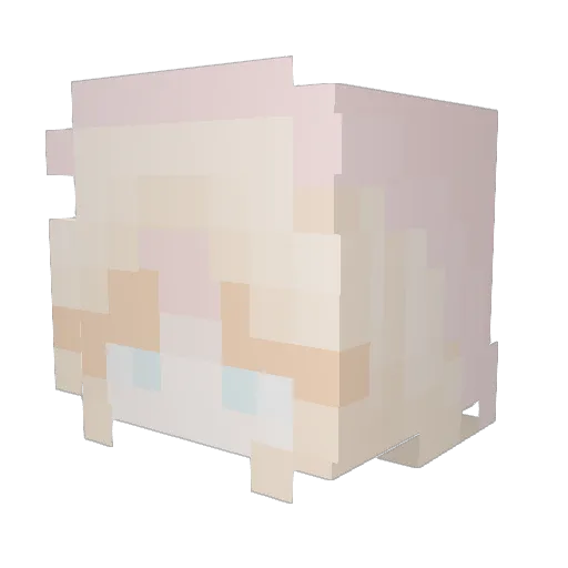 bigbunny60 Minecraft avatar head, 3D render