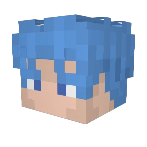 bigbuns25 Minecraft avatar head, 3D render