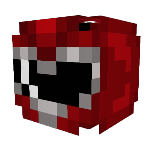 bigburns43 Minecraft avatar head, 3D render