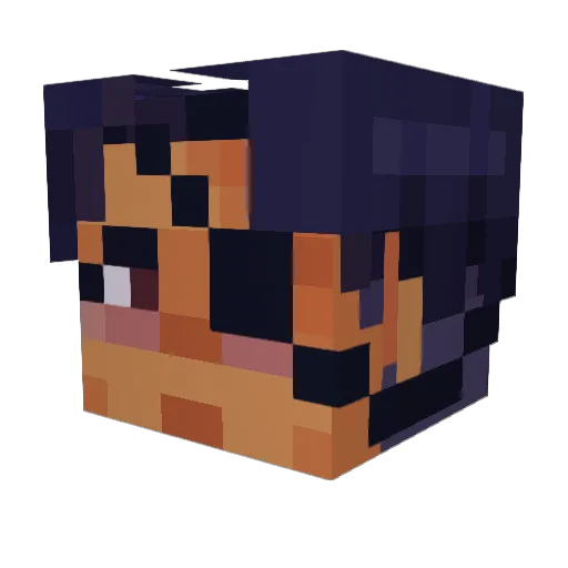 bigchimpin_69 Minecraft avatar head, 3D render