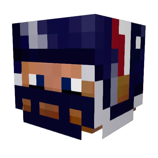 bigdawg110 Minecraft avatar head, 3D render