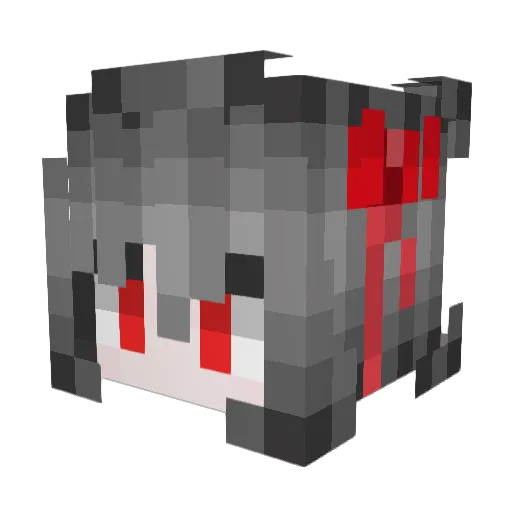 bigdaxiyi Minecraft avatar head, 3D render