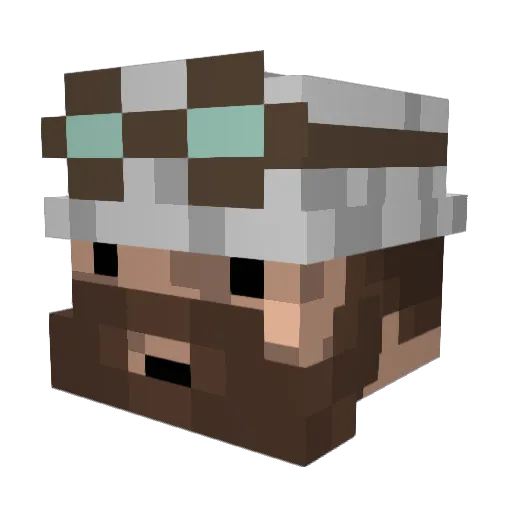 bigdeacs4 Minecraft avatar head, 3D render