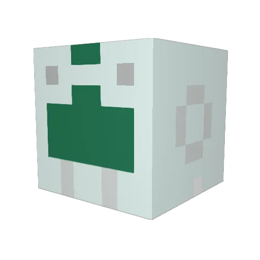 bigdesire Minecraft avatar head, 3D render