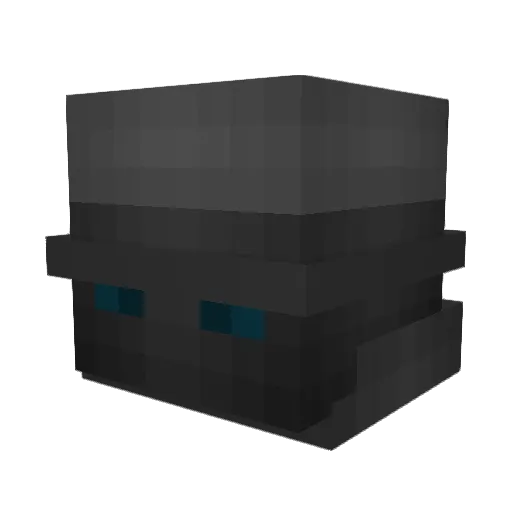 bigdogluis Minecraft avatar head, 3D render