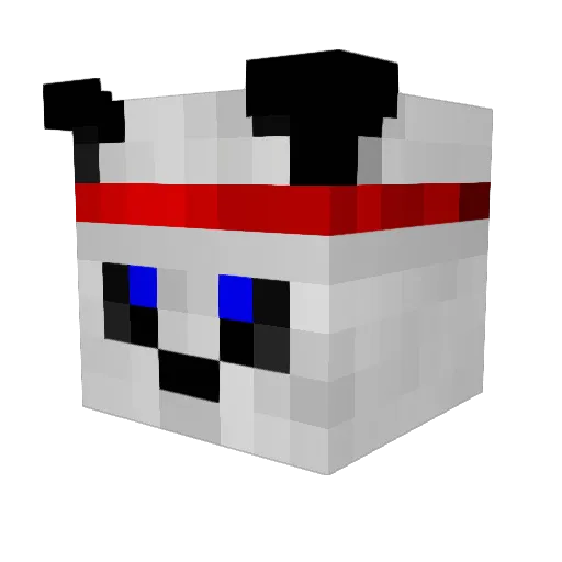bigdogriles Minecraft avatar head, 3D render