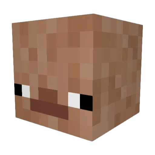 bigdummy_445 Minecraft avatar head, 3D render
