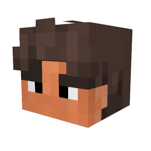 bigeddie117 Minecraft avatar head, 3D render