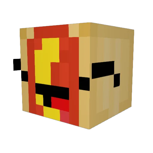 bigfella23 Minecraft avatar head, 3D render