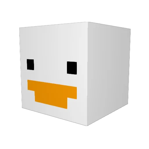 bigfootyJinx Minecraft avatar head, 3D render