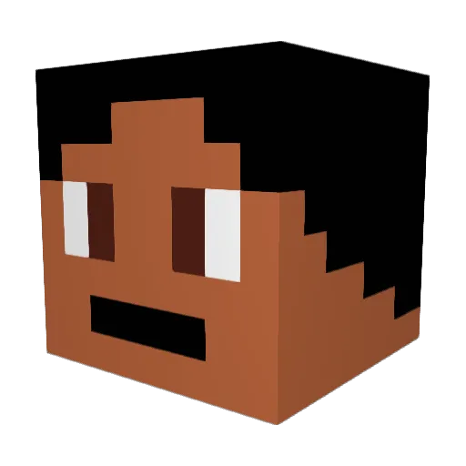 bigfriezz Minecraft avatar head, 3D render