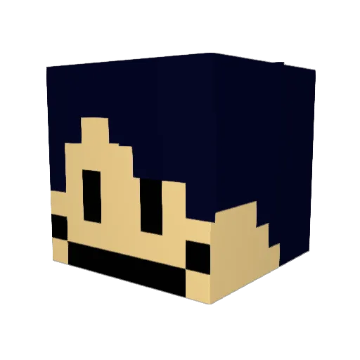 biggeCheeze Minecraft avatar head, 3D render