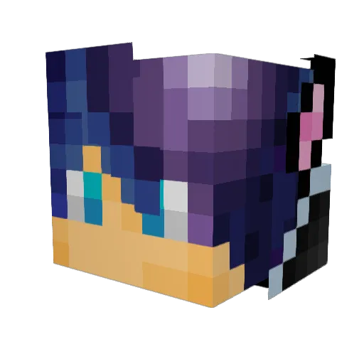 biggem001 Minecraft avatar head, 3D render