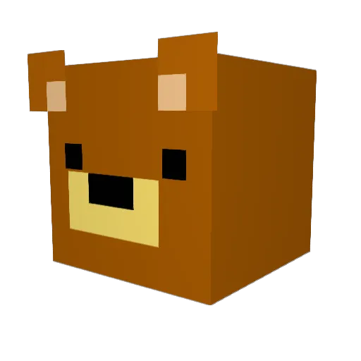 biggiecheese0104 Minecraft avatar head, 3D render