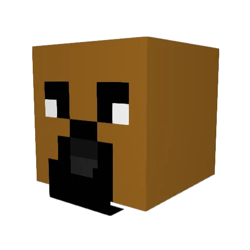 biggiecheez67 Minecraft avatar head, 3D render