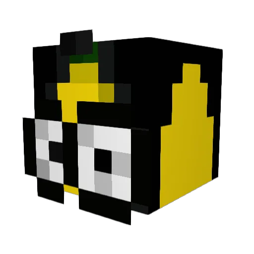 biggsy999 Minecraft avatar head, 3D render