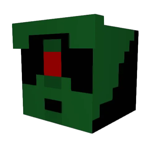 bigguyfelix Minecraft avatar head, 3D render